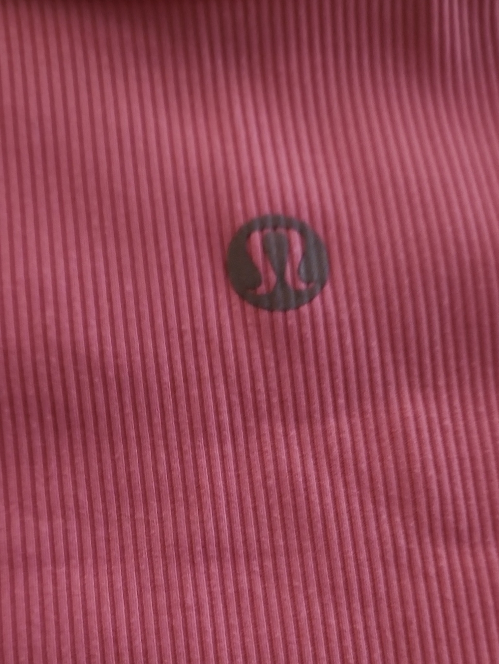 Lululemon Nulu Ribbed Cropped Tank Top Heart Candy Cloud-Valentines - Picture 3 of 9